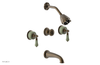 VERSAILLES Three Handle Tub and Shower Set - Green Onyx K2240