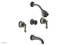 VERSAILLES Three Handle Tub and Shower Set - Green Onyx K2240