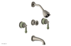 VERSAILLES Three Handle Tub and Shower Set - Green Onyx K2240