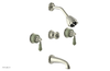 VERSAILLES Three Handle Tub and Shower Set - Green Onyx K2240