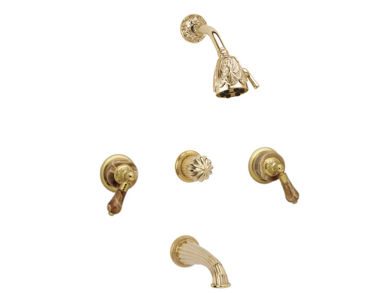 Phylrich VERSAILLES Three Handle Tub and Shower Set K2241