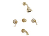 Phylrich VERSAILLES Three Handle Tub and Shower Set K2243