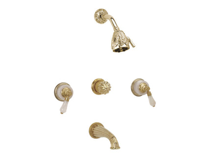 Phylrich VERSAILLES Three Handle Tub and Shower Set K2243