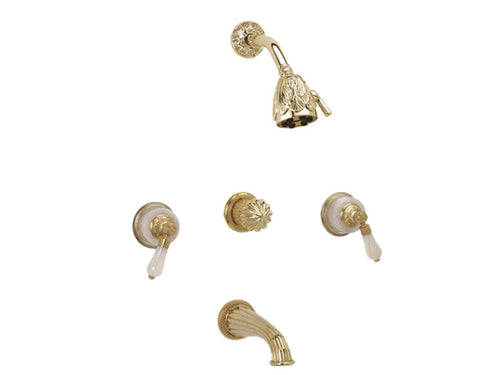 Phylrich VERSAILLES Three Handle Tub and Shower Set K2243