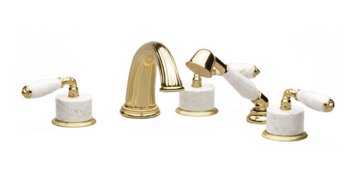 Phylrich VALENCIA Deck Tub Set with Hand Shower K2338BP1