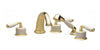 Phylrich VALENCIA Deck Tub Set with Hand Shower K2338DP1