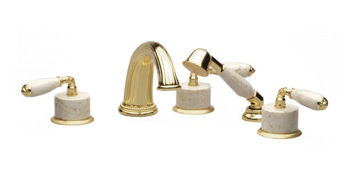 Phylrich VALENCIA Deck Tub Set with Hand Shower K2338DP1