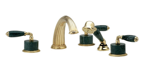Phylrich VALENCIA Deck Tub Set with Hand Shower K2338FP1