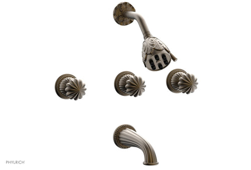 Phylrich GEORGIAN & BARCELONA Three Handle Tub and Shower Set K2361