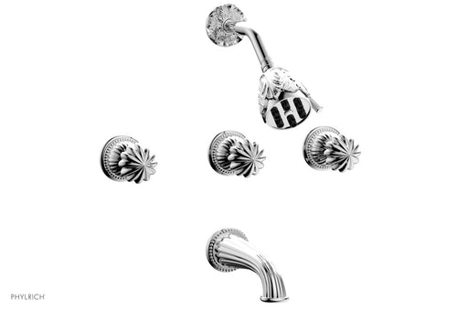 Phylrich GEORGIAN & BARCELONA Three Handle Tub and Shower Set K2361