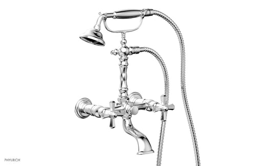 Phylrich LE VERRE & LA CROSSE Exposed Tub & Hand Shower - Cross Handle K2393-26