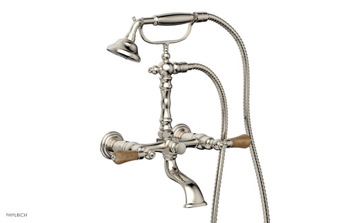 Phylrich REGENT Exposed Tub & Hand Shower - Montaione Brown Onyx Handle K2393-31