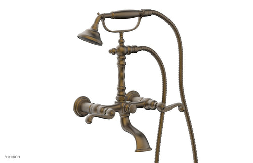 Phylrich REVERE & SAVANNAH Exposed Tub & Hand Shower - Curved Handle K2393-35