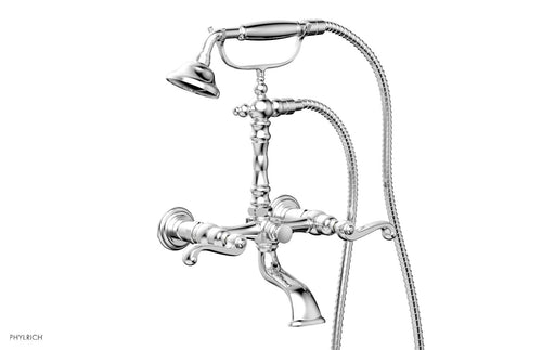 Phylrich REVERE & SAVANNAH Exposed Tub & Hand Shower - Curved Handle K2393-35