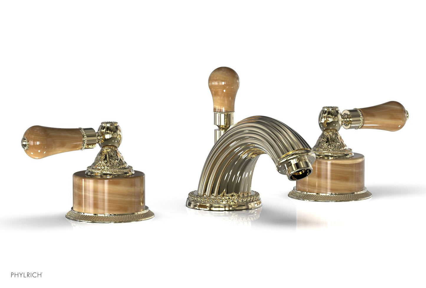 Phylrich VERSAILLES Widespread Faucet - Montaione Brown Onyx K241