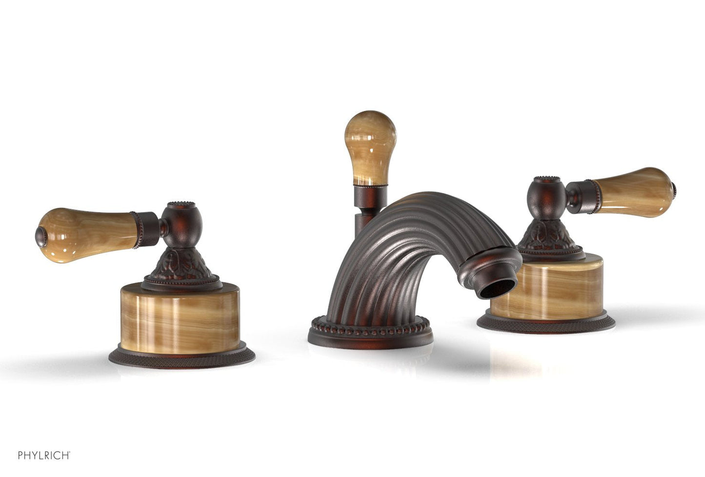 Phylrich VERSAILLES Widespread Faucet - Montaione Brown Onyx K241