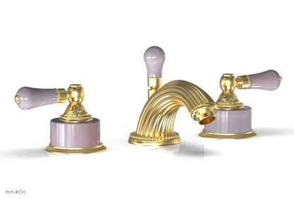 Phylrich VERSAILLES Widespread Faucet - Pink Onyx K243