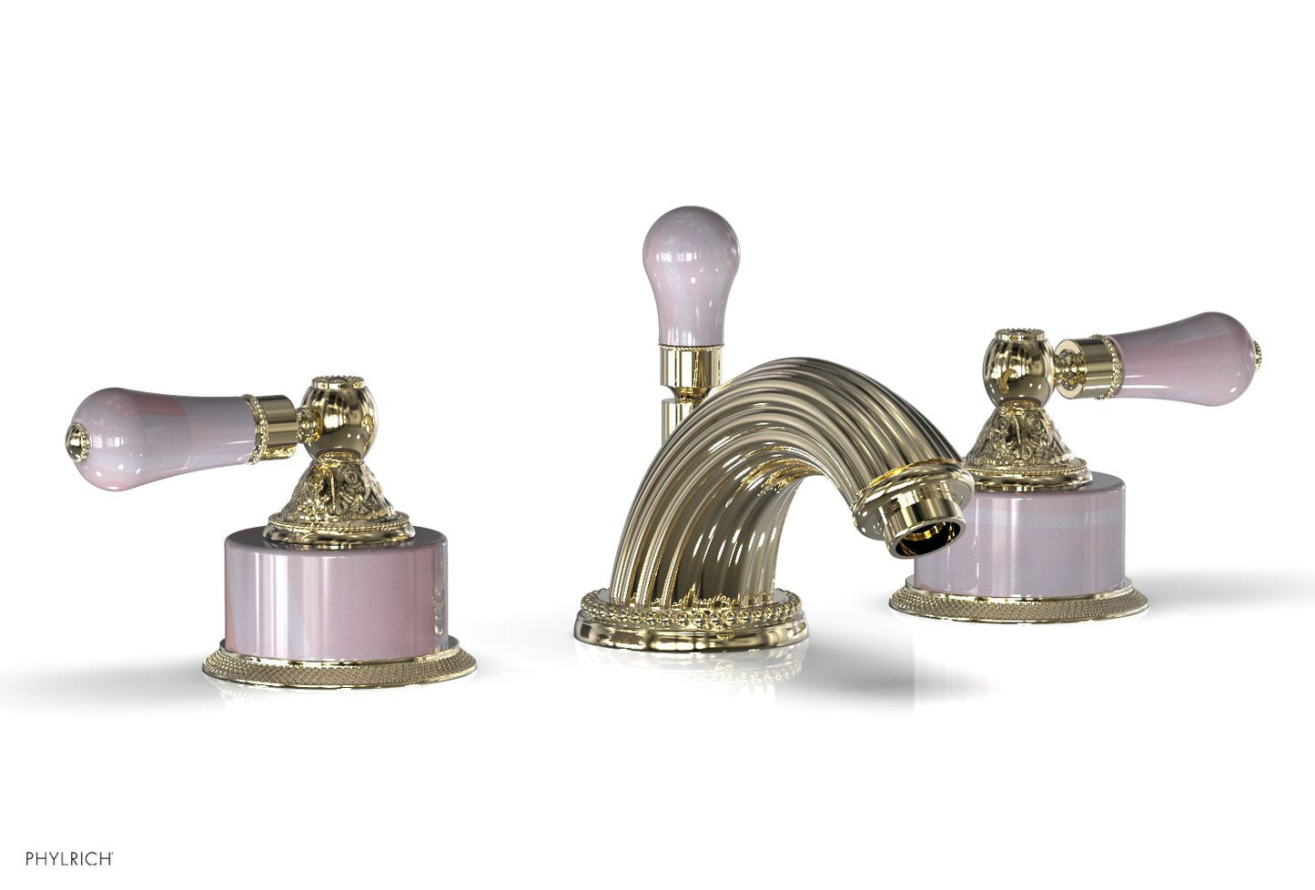 Phylrich VERSAILLES Widespread Faucet - Pink Onyx K243
