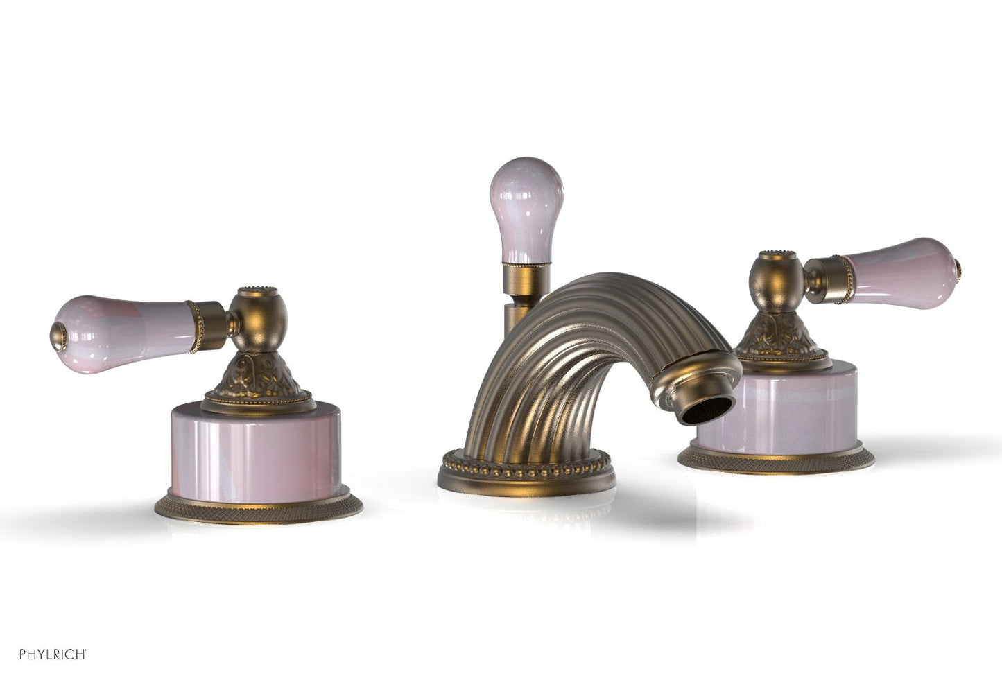 Phylrich VERSAILLES Widespread Faucet - Pink Onyx K243