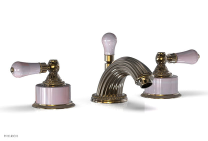 Phylrich VERSAILLES Widespread Faucet - Pink Onyx K243