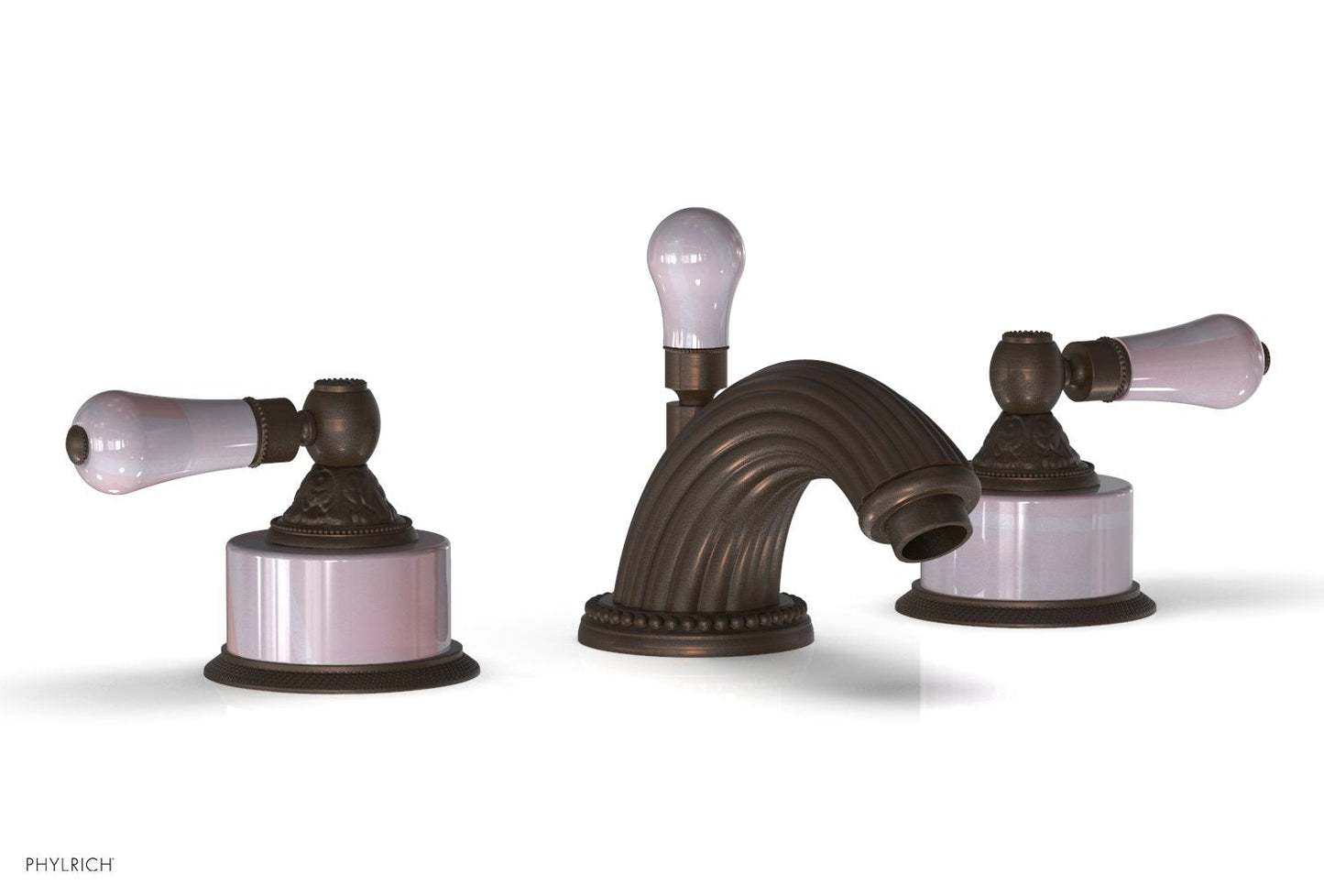 Phylrich VERSAILLES Widespread Faucet - Pink Onyx K243