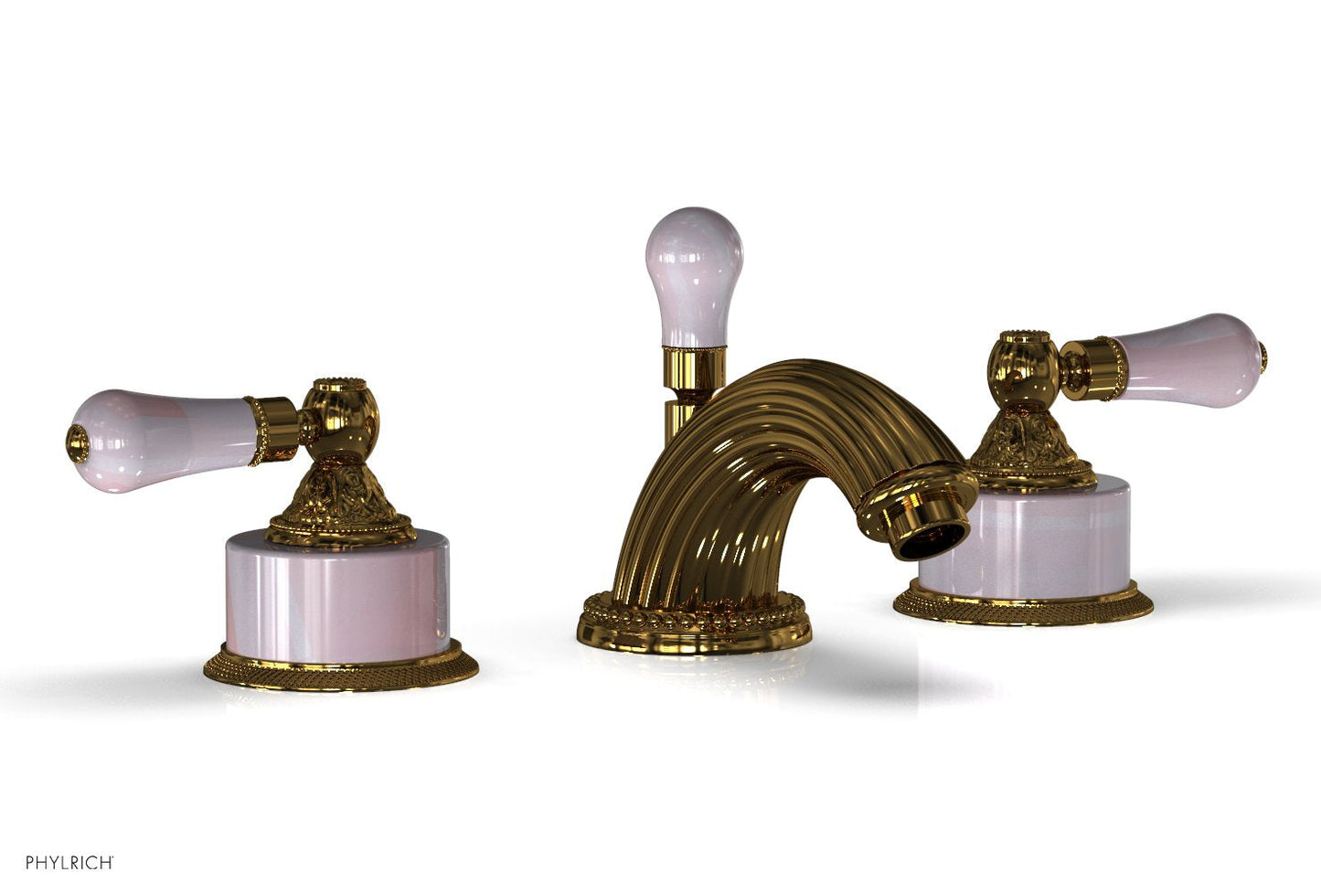 Phylrich VERSAILLES Widespread Faucet - Pink Onyx K243