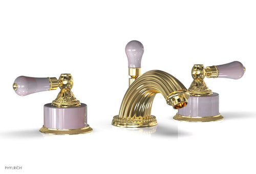Phylrich VERSAILLES Widespread Faucet - Pink Onyx K243