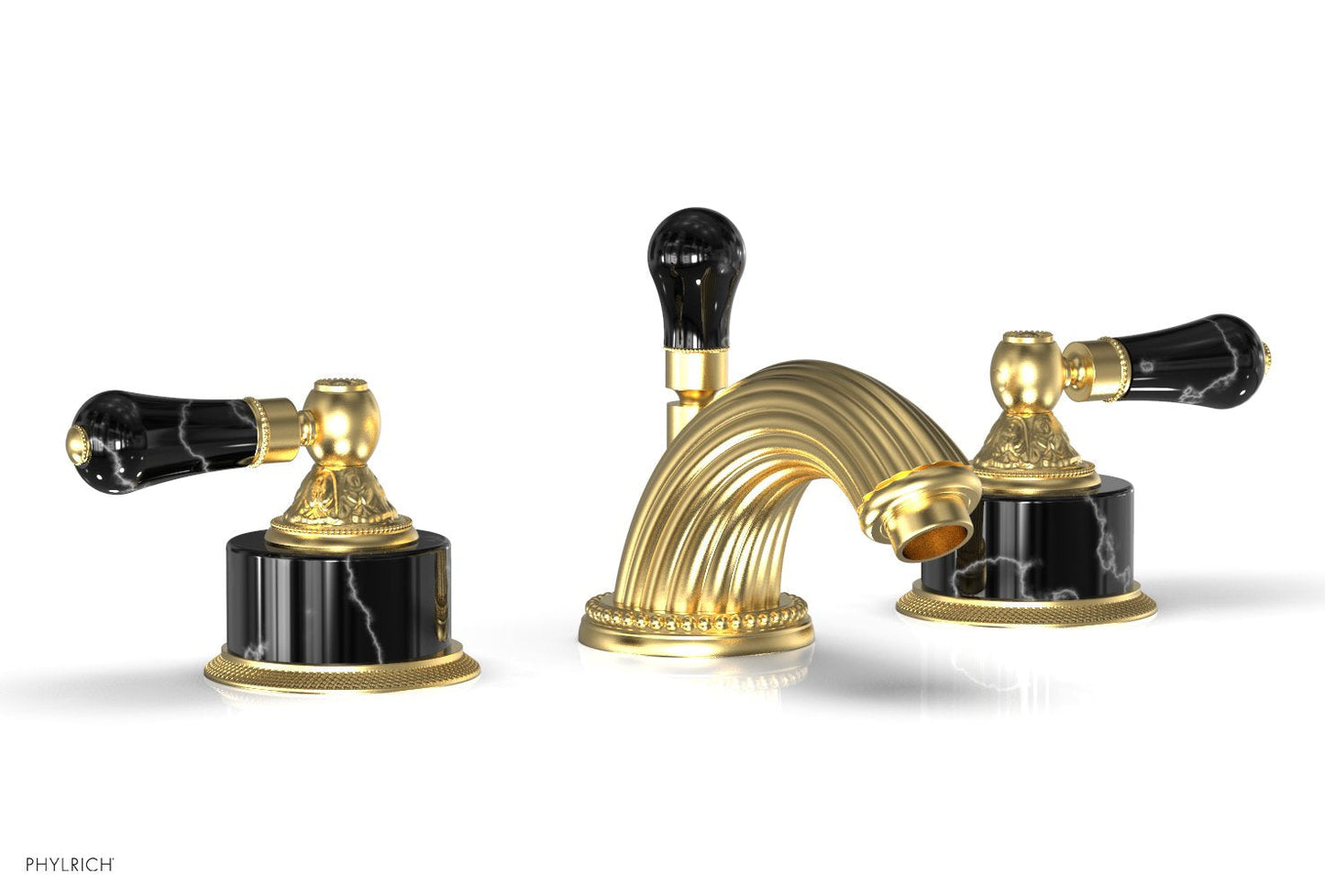 Phylrich VERSAILLES Widespread Faucet - Frienze Black Onyx K244