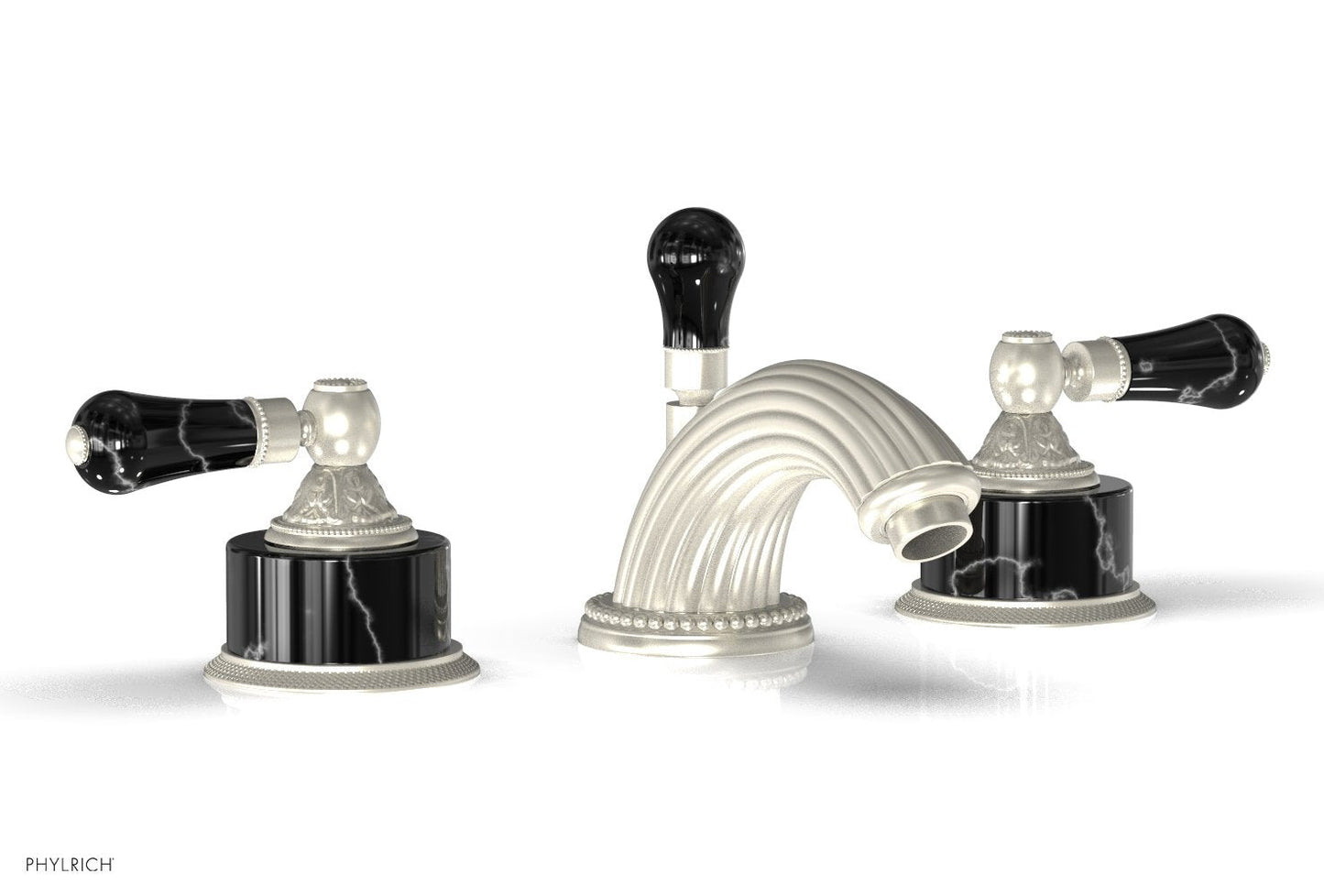Phylrich VERSAILLES Widespread Faucet - Frienze Black Onyx K244