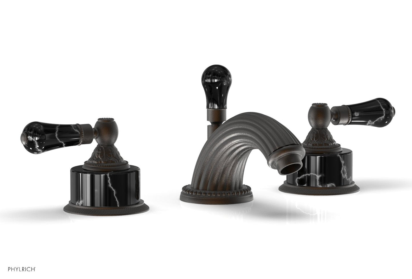 Phylrich VERSAILLES Widespread Faucet - Frienze Black Onyx K244