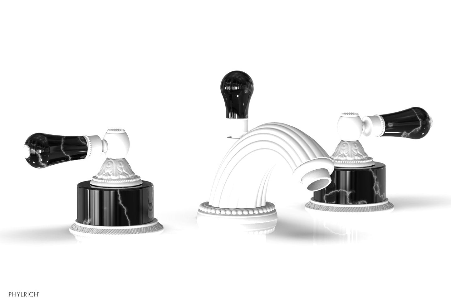 Phylrich VERSAILLES Widespread Faucet - Frienze Black Onyx K244