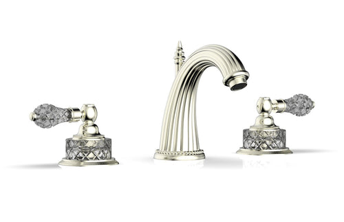 Phylrich REGENT CUT CRYSTAL Widespread Faucet Cut Crystal Lever Handles K280