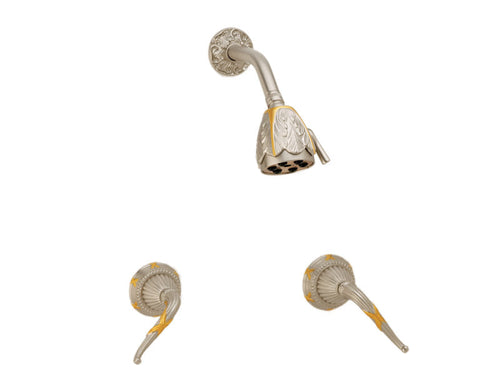 Phylrich RIBBON & REED Two Handle Shower Set Lever Handles K3137