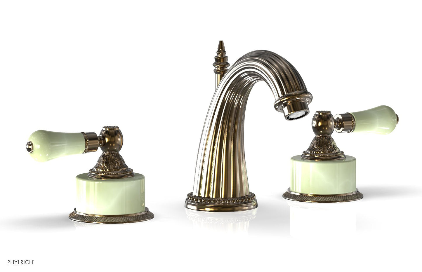 Phylrich VERSAILLES Widespread Faucet - Green Onyx K330