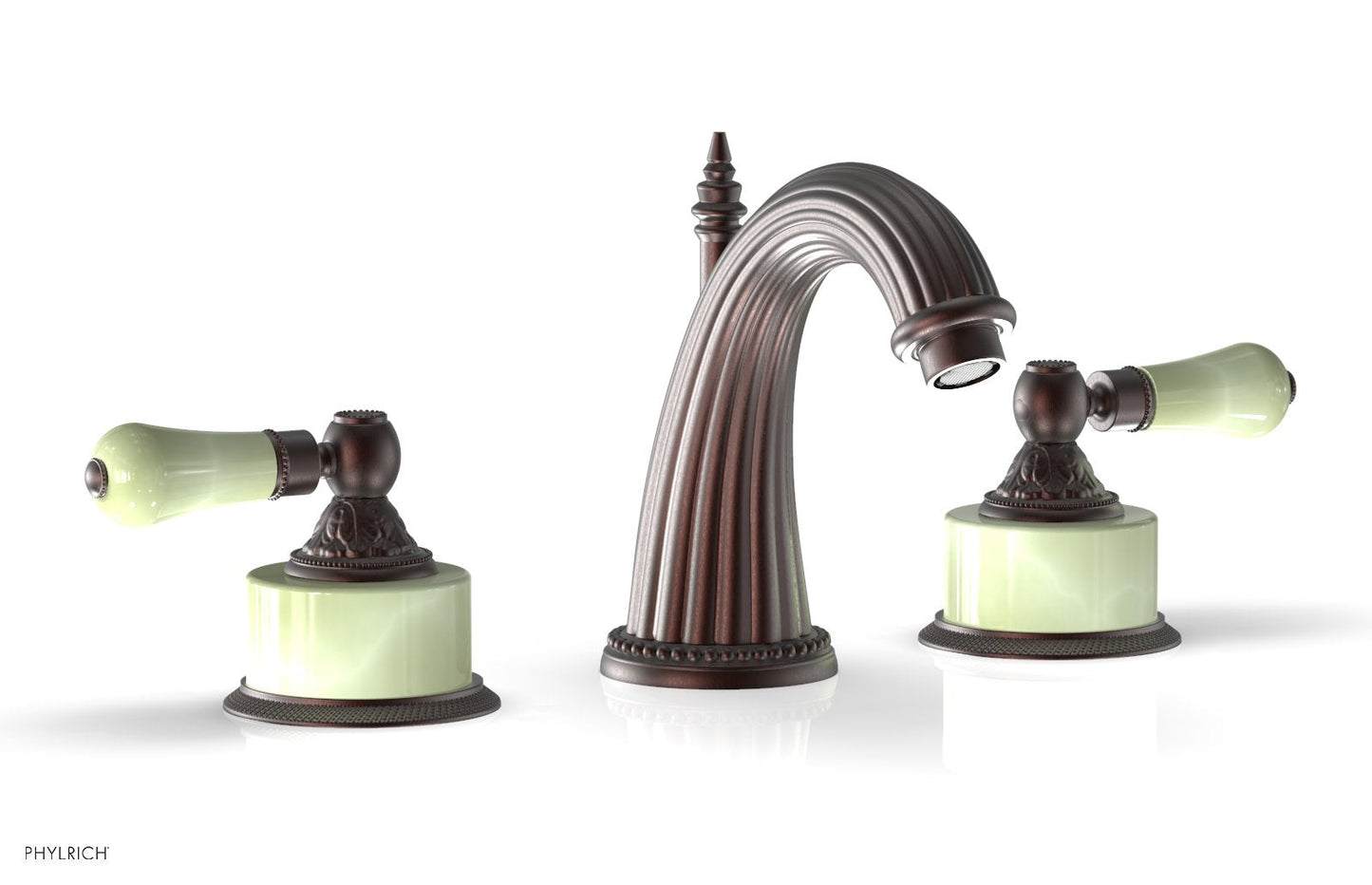 Phylrich VERSAILLES Widespread Faucet - Green Onyx K330