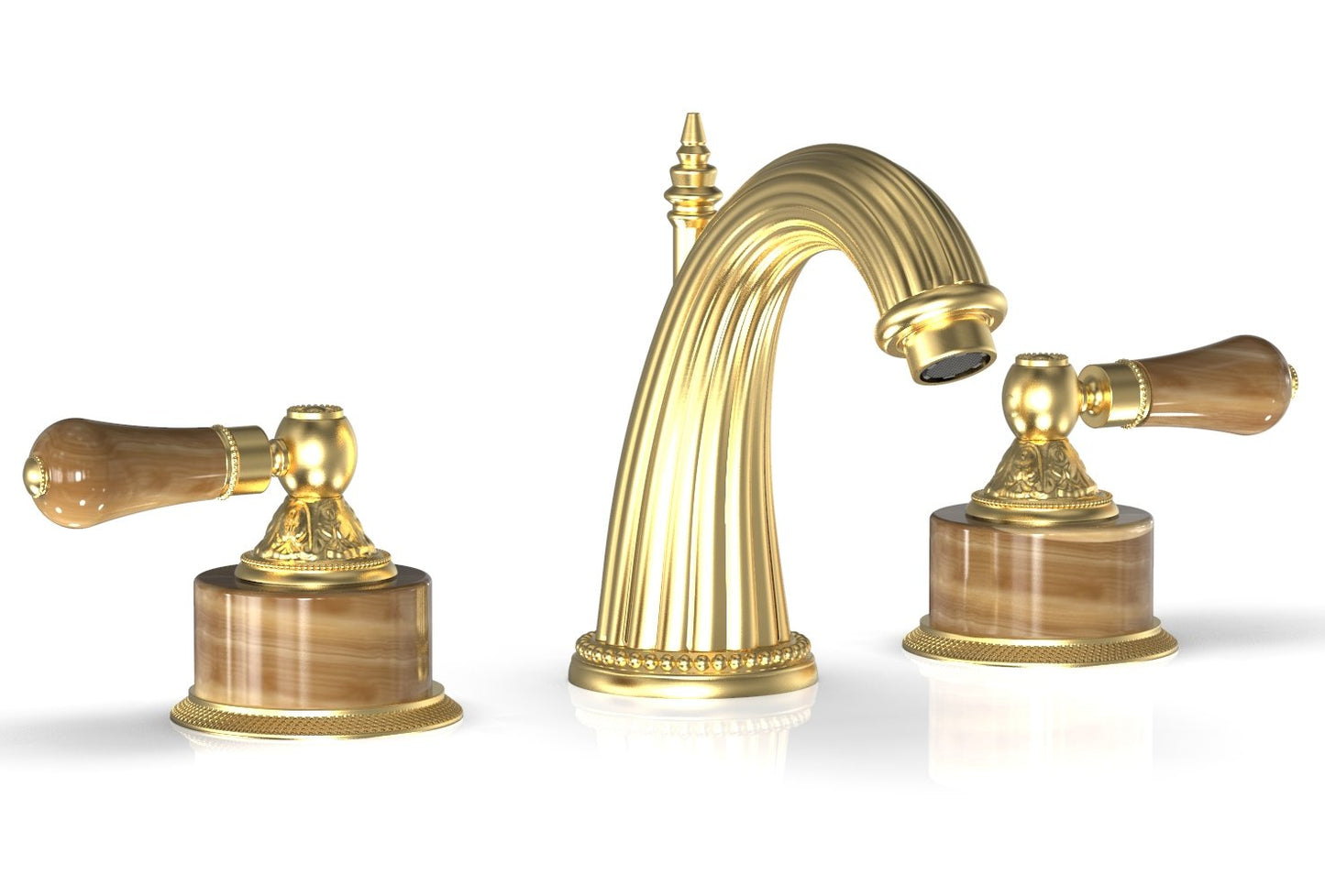 Phylrich VERSAILLES Widespread Faucet - Montaione Brown Onyx K331