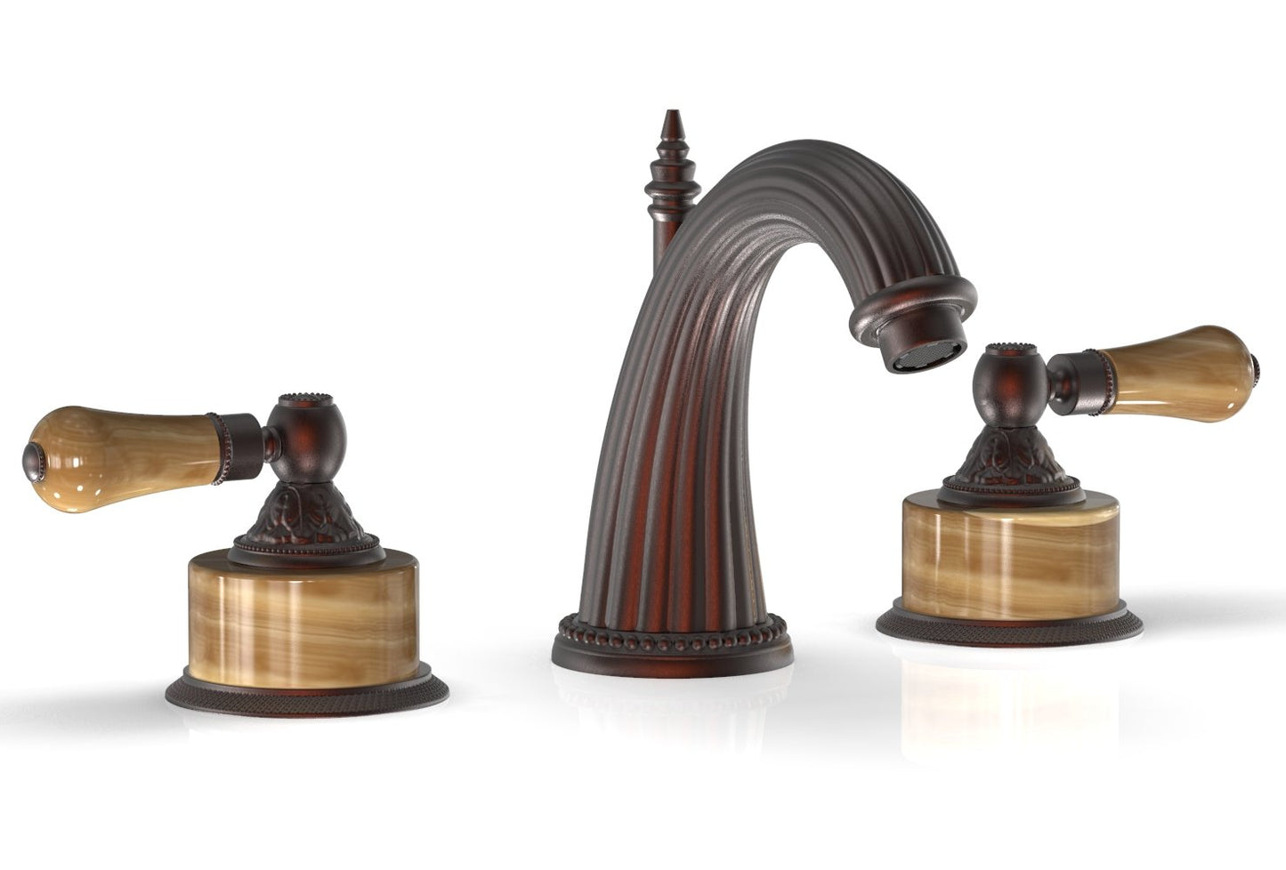 Phylrich VERSAILLES Widespread Faucet - Montaione Brown Onyx K331