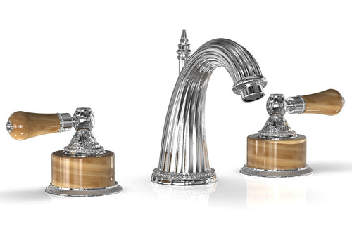 Phylrich VERSAILLES Widespread Faucet - Montaione Brown Onyx K331