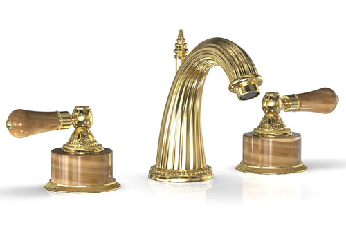 Phylrich VERSAILLES Widespread Faucet - Montaione Brown Onyx K331