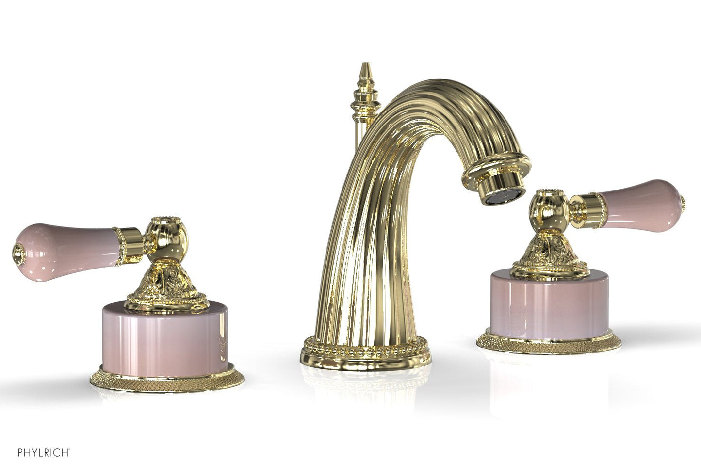 Phylrich VERSAILLES Widespread Faucet - Pink Onyx K333