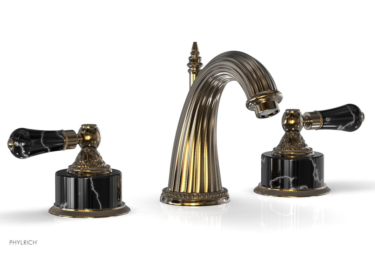 Phylrich VERSAILLES Widespread Faucet - Frienze Black Onyx K334