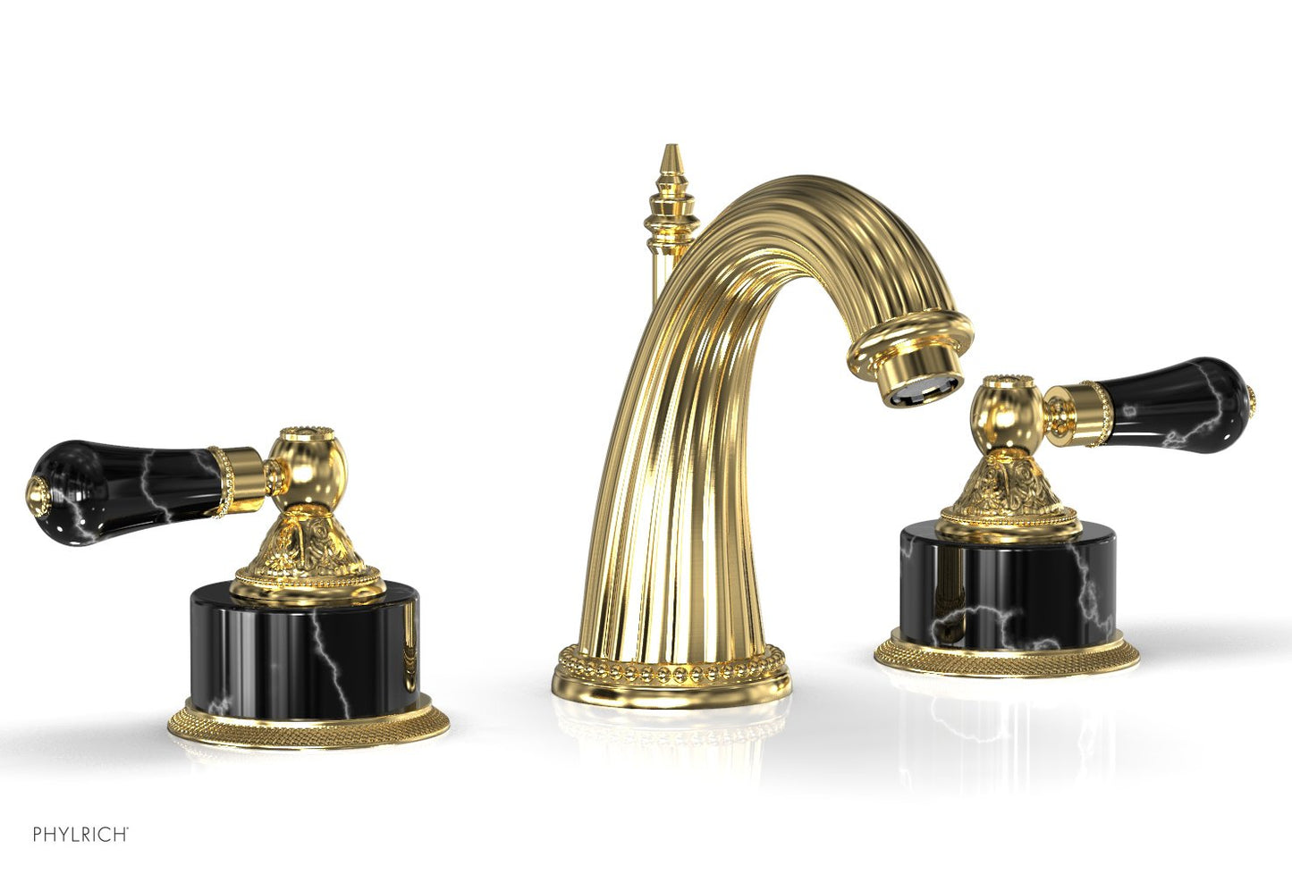 Phylrich VERSAILLES Widespread Faucet - Frienze Black Onyx K334