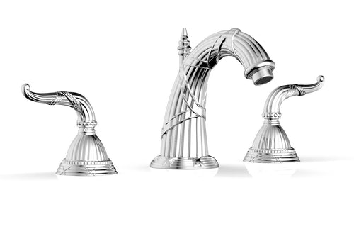 Phylrich RIBBON & REED Widespread Faucet 6-3/8" High Spout Lever Handles K337
