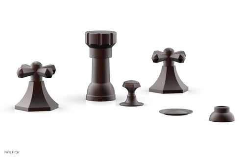 Phylrich LE VERRE & LA CROSSE Four Hole Bidet Set K4171