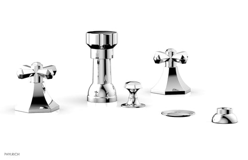 Phylrich LE VERRE & LA CROSSE Four Hole Bidet Set K4171