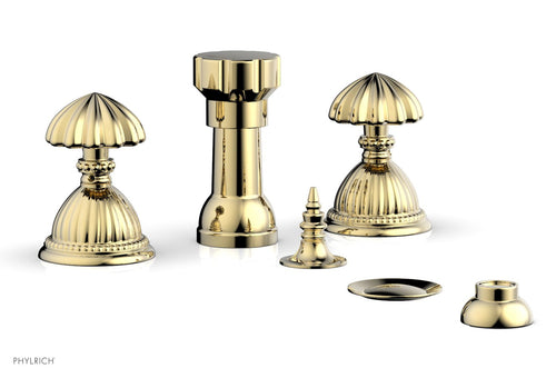 Phylrich GEORGIAN & BARCELONA Four Hole Bidet Set K4361
