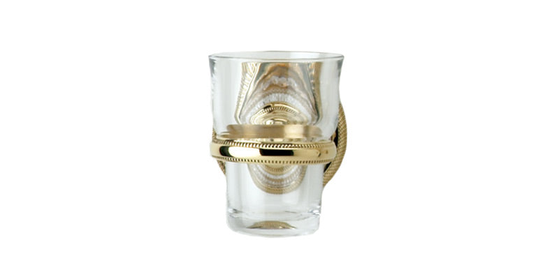 Phylrich REGENT CUT CRYSTAL Wall Mounted Glass Holder KES30