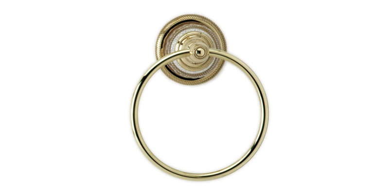 Phylrich REGENT CUT CRYSTAL Towel Ring KES40