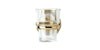 Phylrich VERSAILLES Wall Mounted Glass Holder KTD30