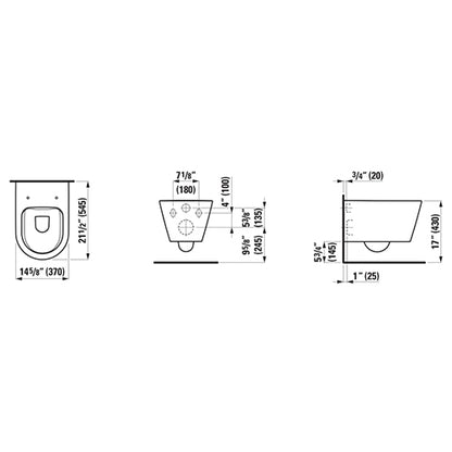 Laufen Kartell Wall Hung Toilet Complete Set with Geberit Carrier - Golzar Home